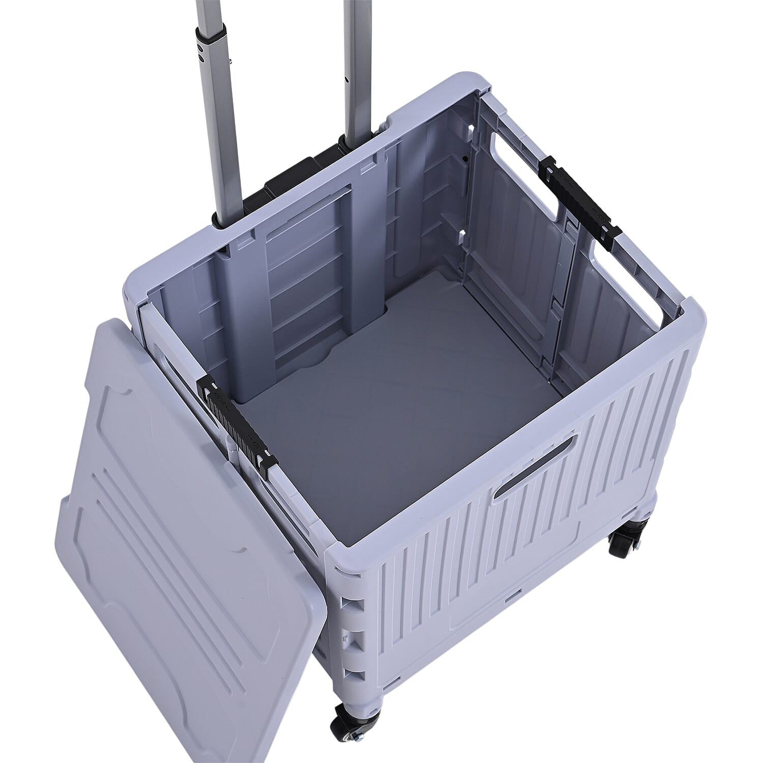 Multipurpose Foldable Shopping Cart - 50kg Capacity - Grey