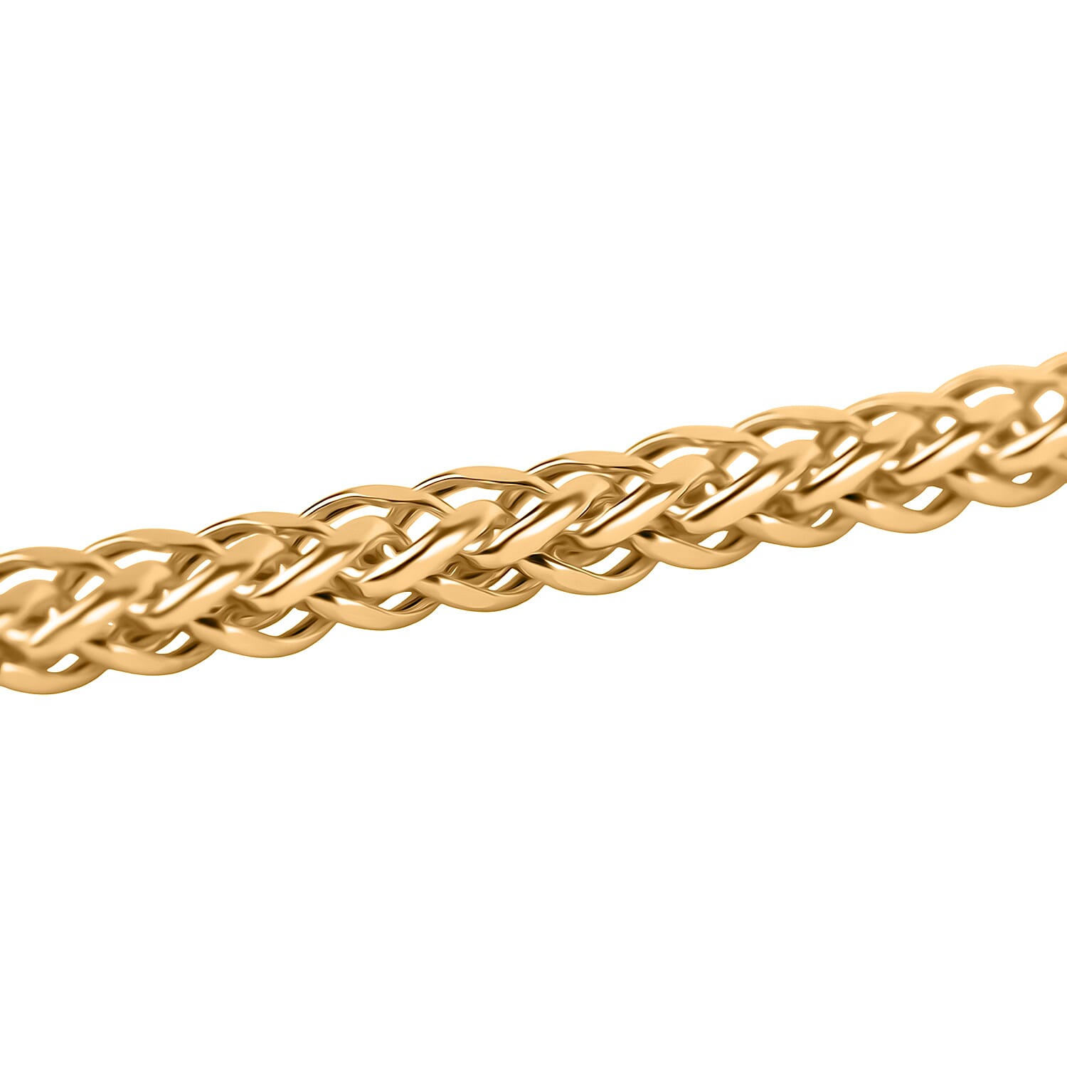 LOWEST EVER PRICE - Designer Closeout Deal - 9K Yellow Gold Serpent Adjustable Spiga Necklace (Size - 22), Gold Wt. 5.26 Gms. LOWEST EVER PRICE - Designer Closeout Deal - 9K Yellow Gold Serpent Adjustable Spiga Necklace (Size - 22), Gold Wt. 5.26 Gms.