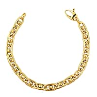 Designer Inspired Close Out  - 9K Yellow Gold Mariner Rollerball Bracelet (Size 7.5) Gold Wt 6.76 Gms.
