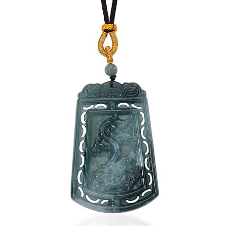 Natural Type A Jadeite Adjustable Necklace (Size 28) 155.00 Ct.