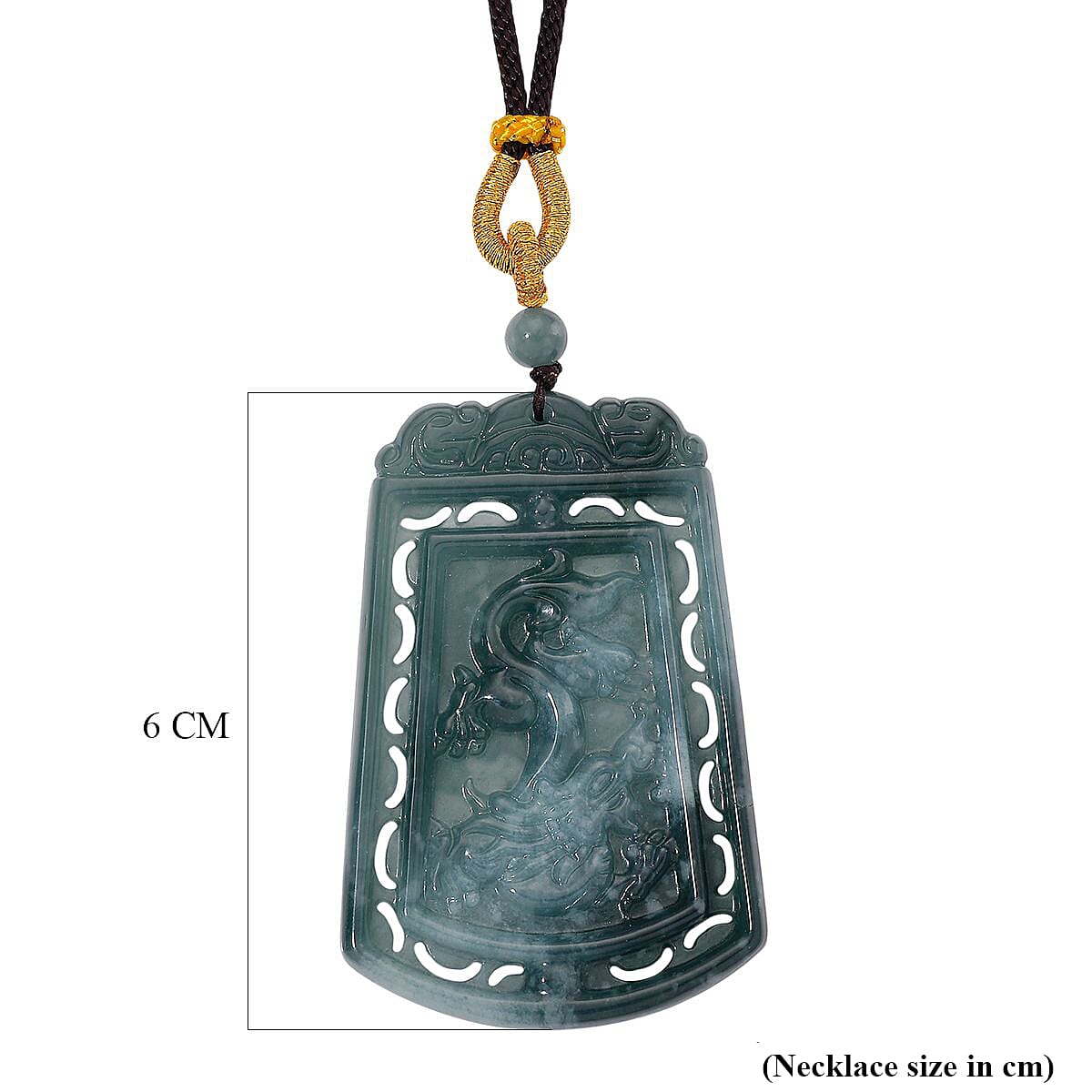 Natural Type A Jadeite Adjustable Necklace (Size 28) 155.00 Ct.