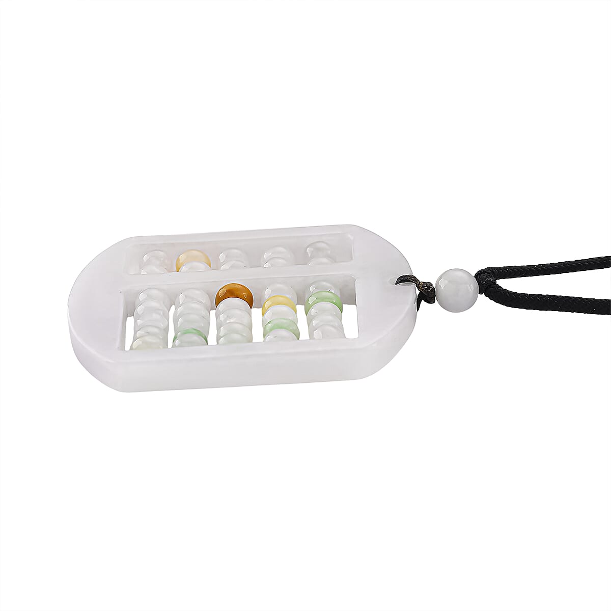 LIMITED EDITION - Jade Abacus Necklace (Size 28 Adjustable) with Adjustable Thread 120.00 Ct.