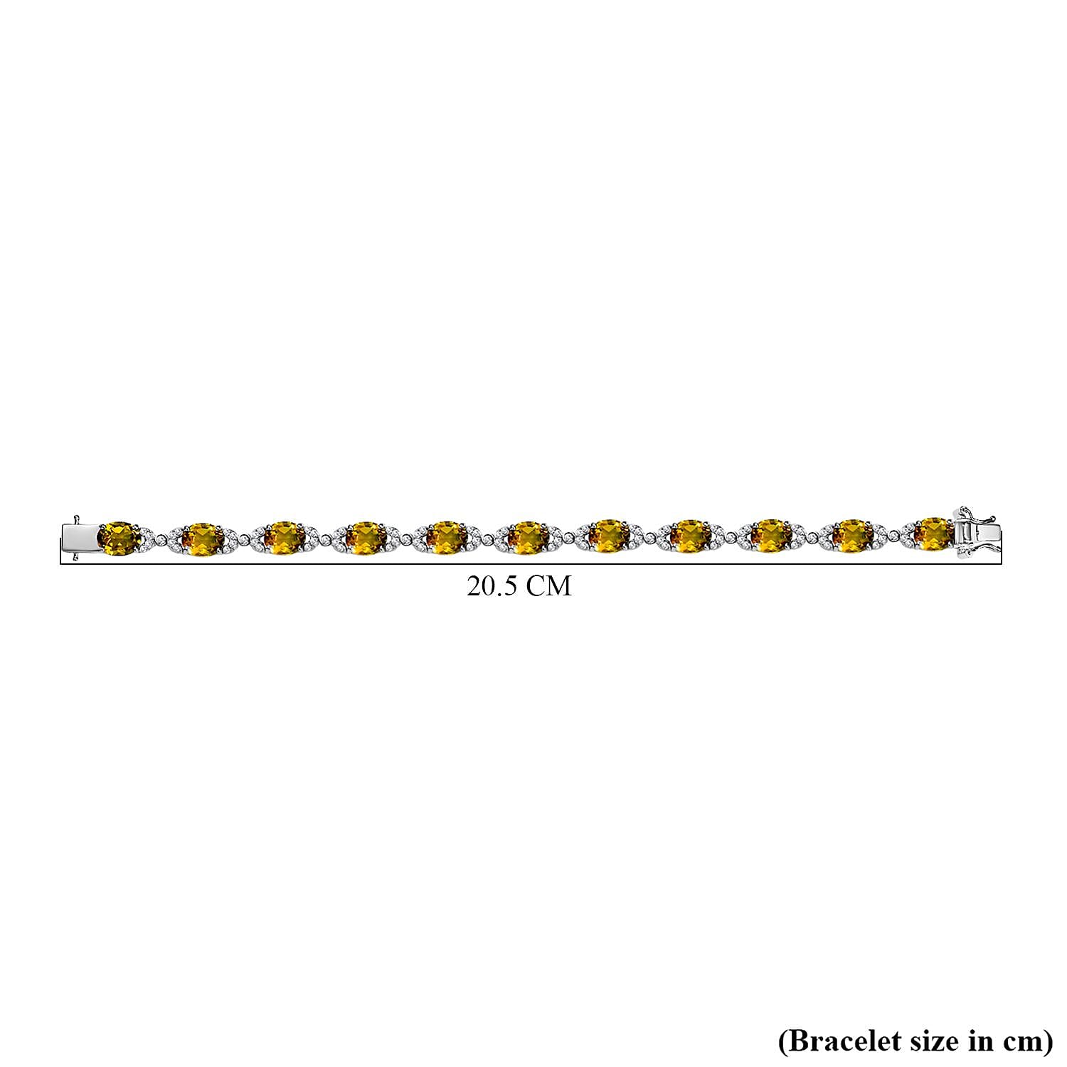 D'joy Rainbow Genesis Quartz & White Zircon Cluster Aurora Bloom Bracelet (Size - 7.5) with GB Lock Box in Rhodium Overlay Sterling Silver 24.41 Ct, Silver wt. 13.15 Gms.