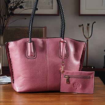 https://tjcuk.sirv.com/Products/81/8/8181473/Leather-Patterned-Tote-Bag-Size-31x12x31-cm-Purple-Burgundy_8181473_1.jpg?w=342&h=342