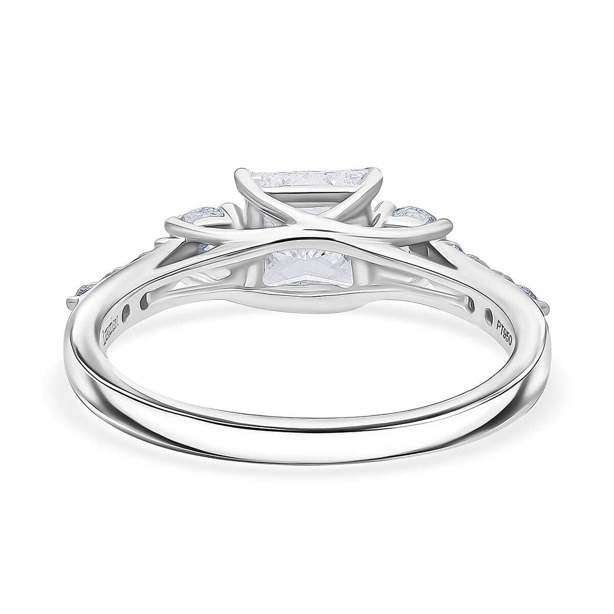 Luxuriant - 950 Platinum IGI Certified (VS-EF) Lab Grown Diamond Ring 1.50 Ct.