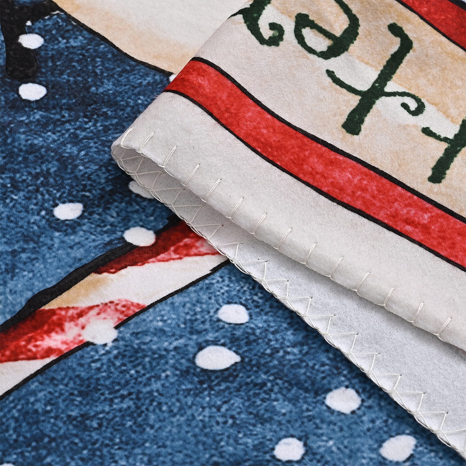 MUST HAVE GIFT IDEA- Snowman & Toys Digital Print Cosy Fleece Throw  (220gsm) - Snowman