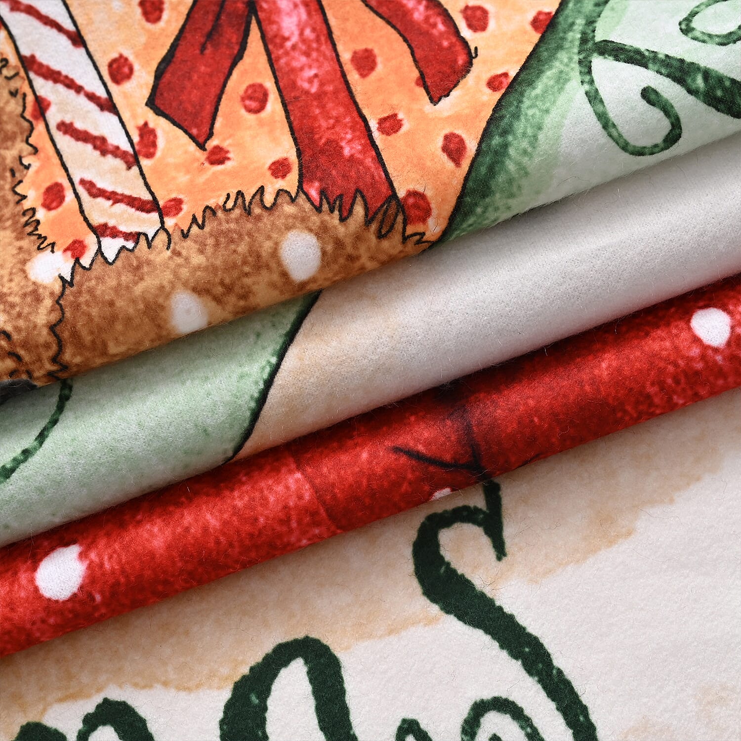 MUST HAVE GIFT IDEA- Snowman & Toys Digital Print Cosy Fleece Throw  (220gsm) - Snowman