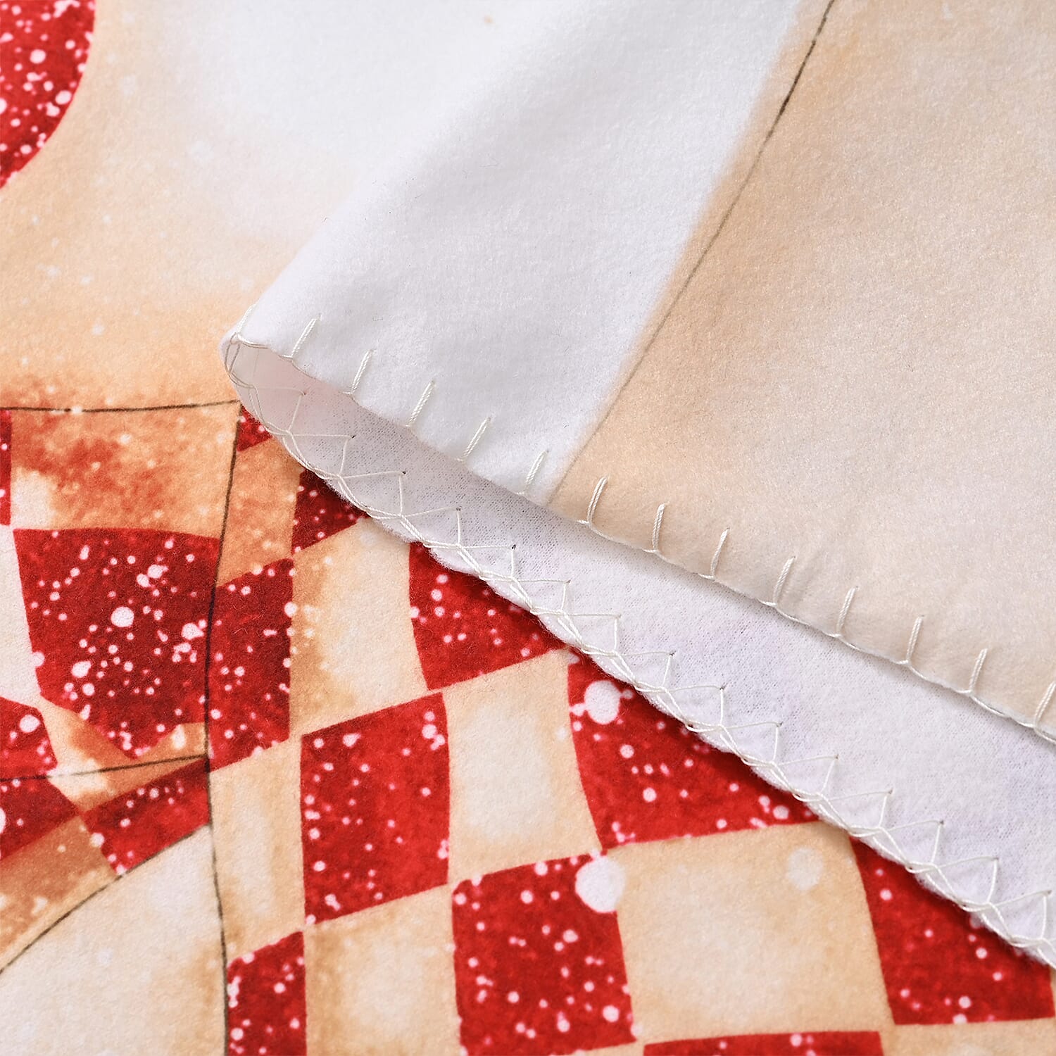 Snowman Digital Print Throw (220gsm) - Yellow