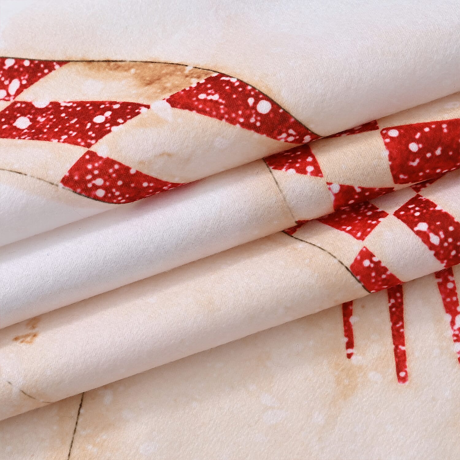 Snowman Digital Print Throw (220gsm) - Yellow