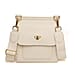 Alice Wheeler London Bloomsbury Vegan Leather Crossbody Bag - Adjustable Strap & Bee Insignia - Tan