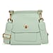Alice Wheeler London Bloomsbury Vegan Leather Crossbody Bag - Adjustable Strap & Bee Insignia - Tan
