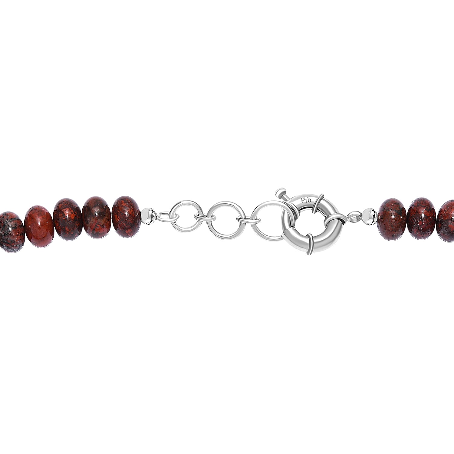 Red Jasper Necklace (Size - 18-1 Ext.) with Senorita Clasp 330.00 Ct.