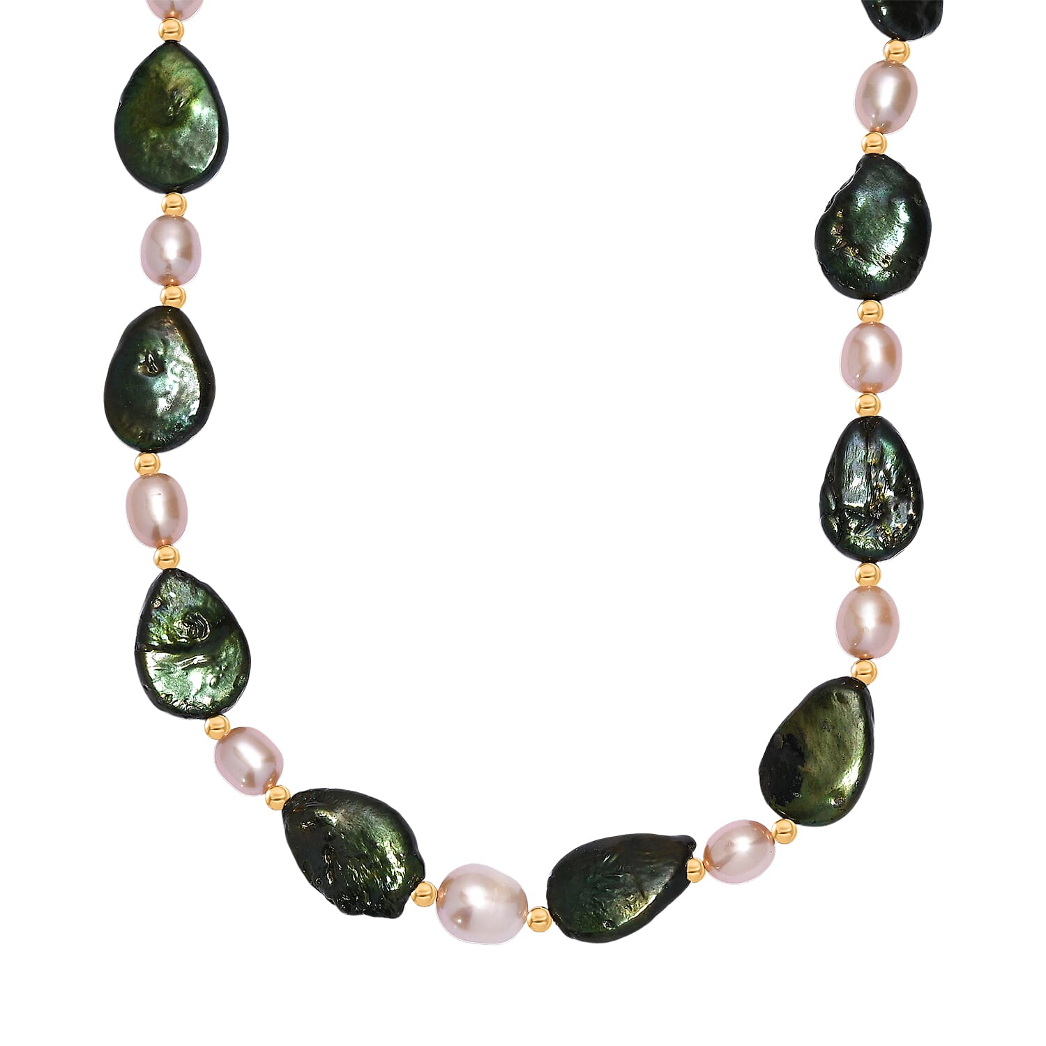 Fresh Water Pearl Necklace (Size - 18-2 Ext.) with Lobster Clasp