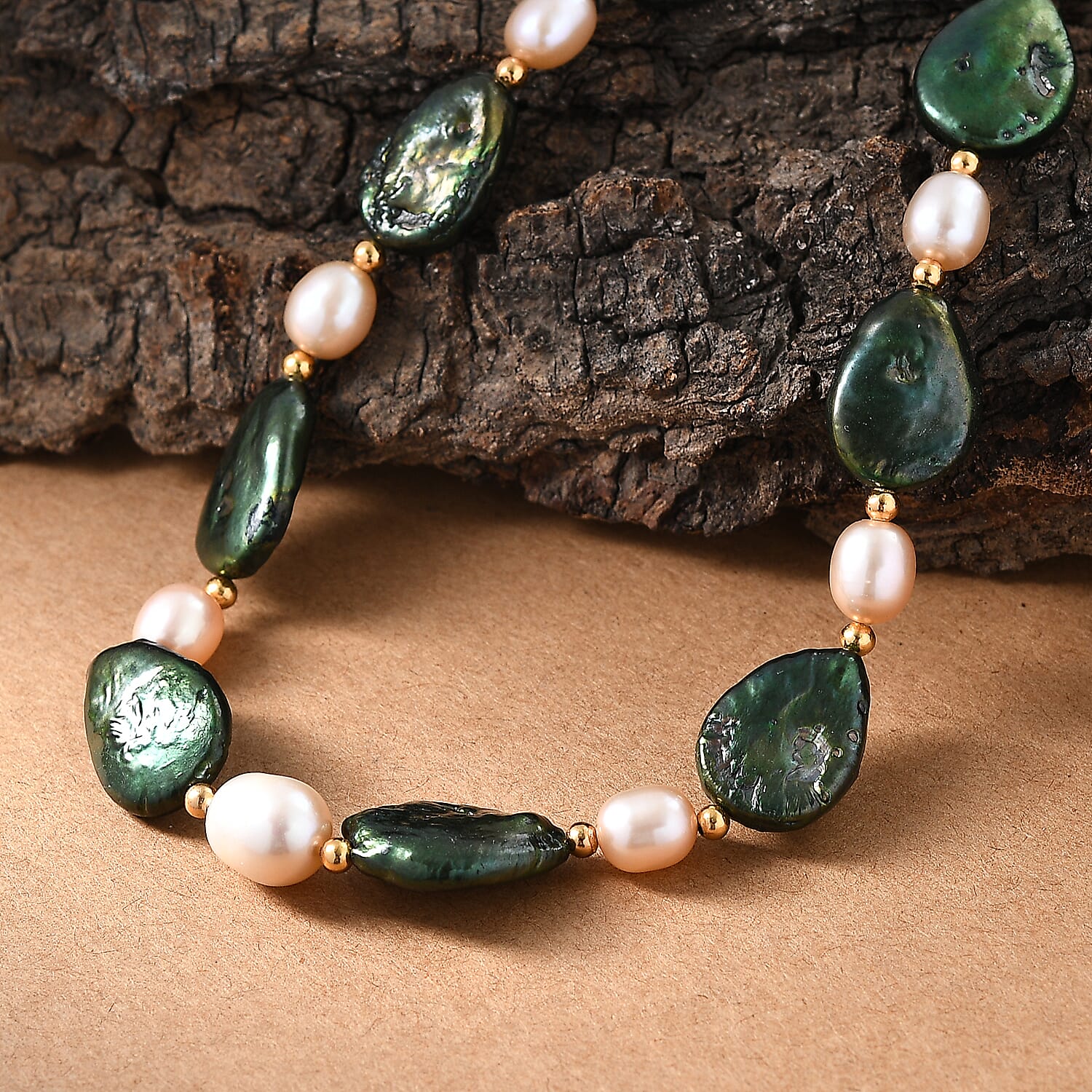 Fresh Water Pearl Necklace (Size - 18-2 Ext.) with Lobster Clasp