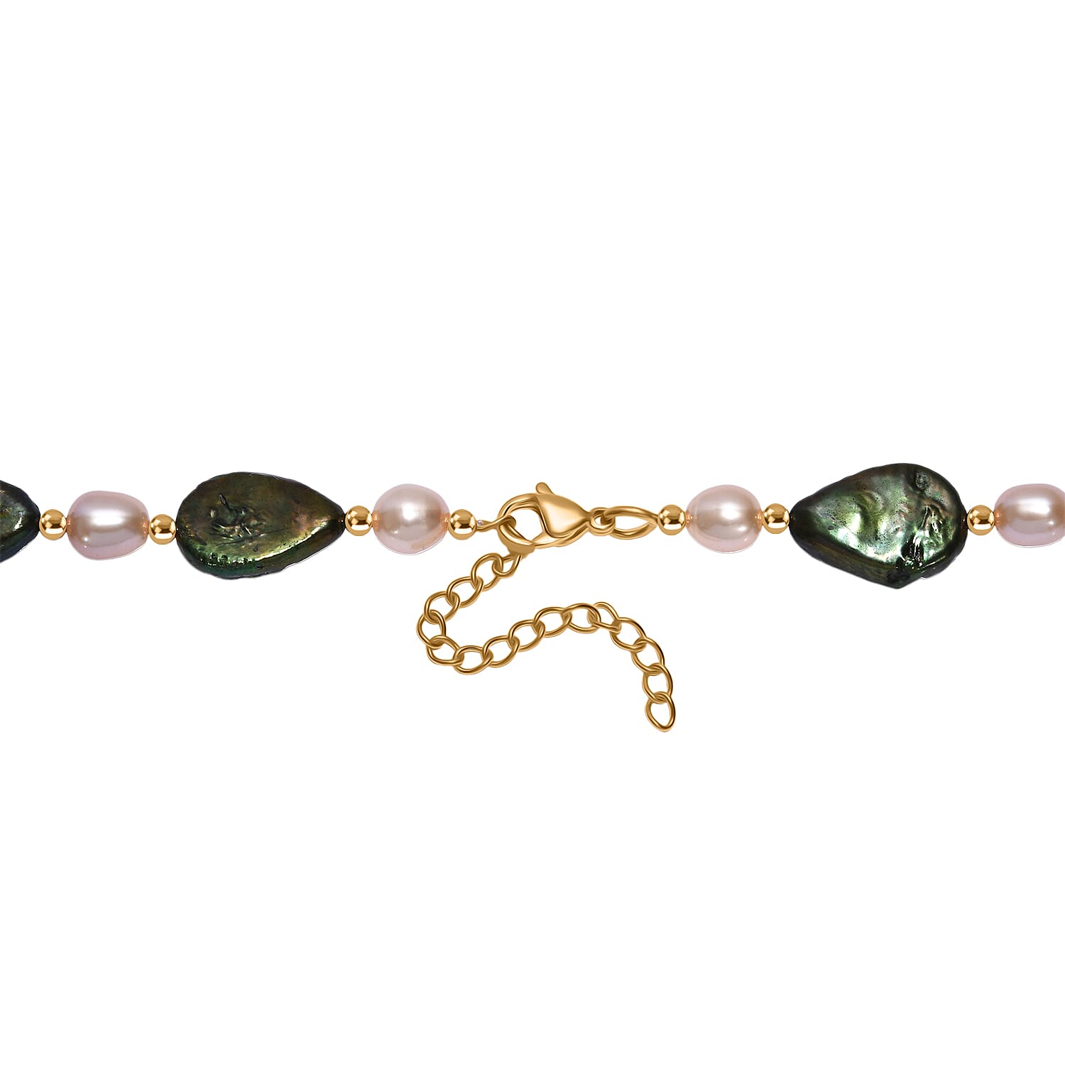 Fresh Water Pearl Necklace (Size - 18-2 Ext.) with Lobster Clasp