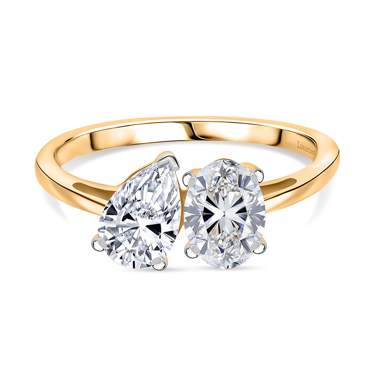 Luxuriant - 9K Gold SGL Certified (VS-EF) Lab Grown Diamond Ring