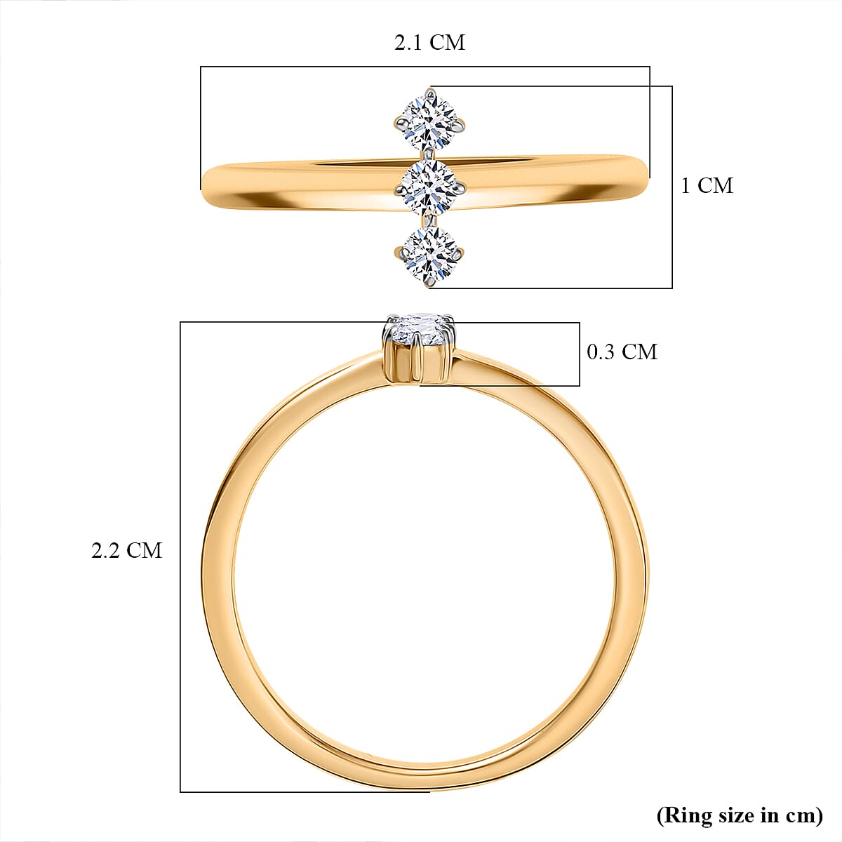 Luxuriant Lab Grown Diamond (SI-GH) Solitaire Ring in Sterling Silver