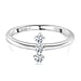 Luxuriant Lab Grown Diamond (SI-GH) Solitaire Ring in Sterling Silver