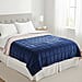 BLACK FRIDAY WEEKEND SPECIAL - Hush Haven Luxury Reversible 7 Layer Weighted Quilt - Size King - Navy - ( Approx 7 Kg )