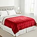 BLACK FRIDAY WEEKEND SPECIAL - Hush Haven Luxury Reversible 7 Layer Weighted Quilt - Size King - Red - ( Approx 7 Kg )