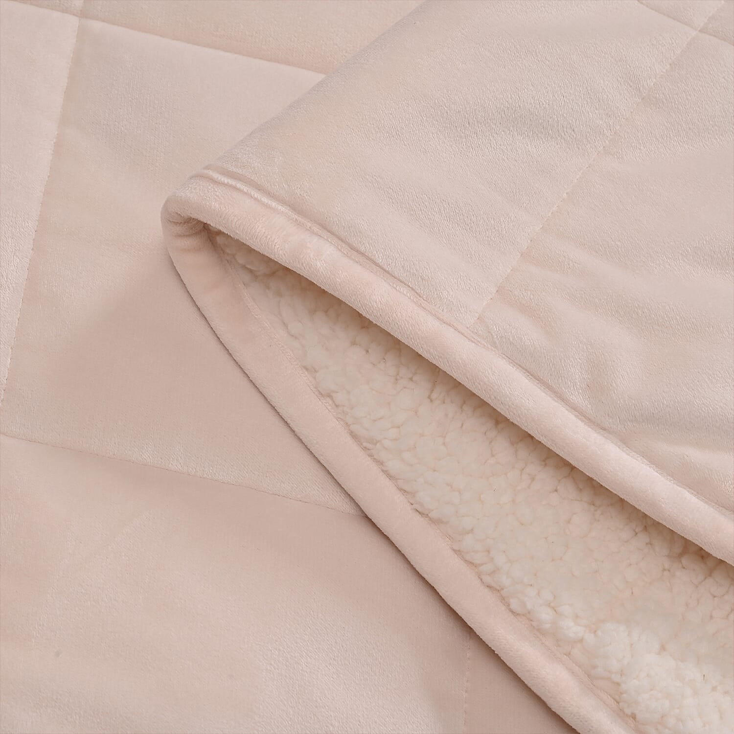 BLACK FRIDAY WEEKEND SPECIAL - Hush Haven Luxury Reversible 7 Layer Weighted Quilt - Size King - Cream - ( Approx 7 Kg )