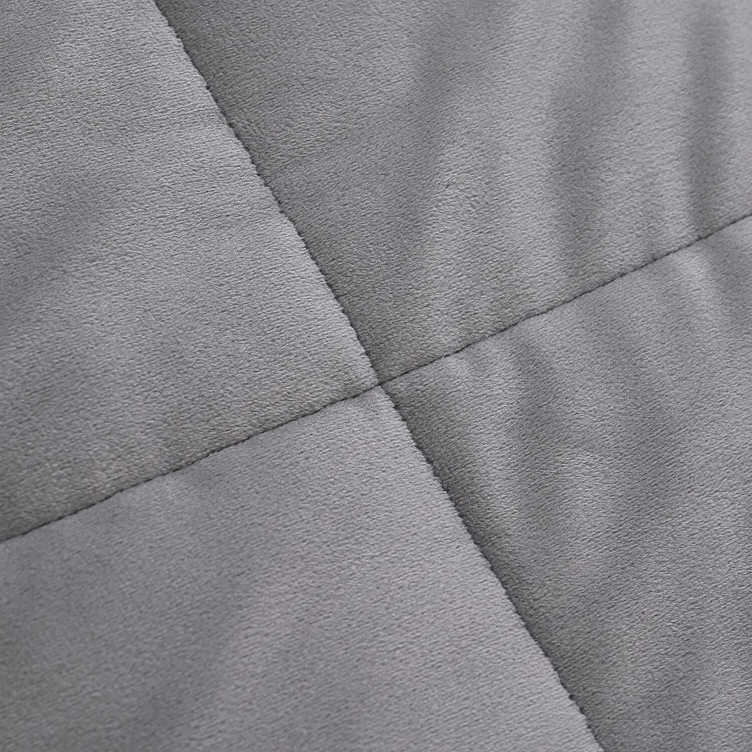 BLACK FRIDAY WEEKEND SPECIAL - Hush Haven Luxury Reversible 7 Layer Weighted Quilt - Size King - Grey - ( Approx 7kg )