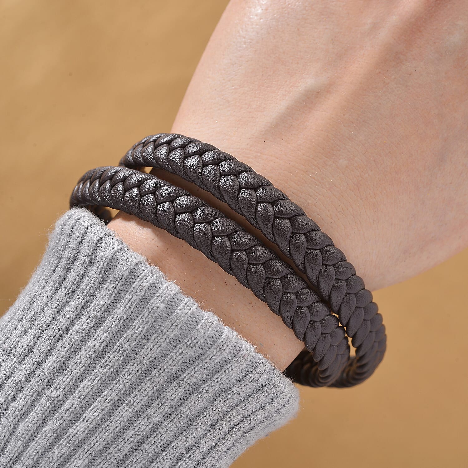 Bracelet (Size - 8.5) in Silver Colour Tone