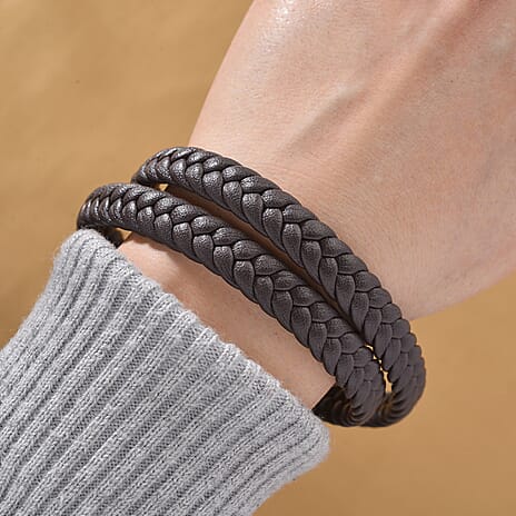 Bracelet (Size - 8.5) in Silver Colour Tone