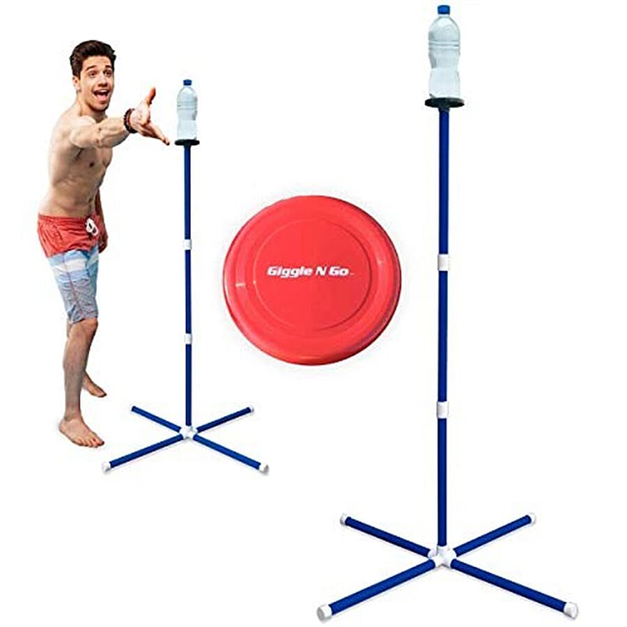 Giggle and Go Knock Off Disc Toss Game - Blue