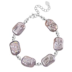 Multi Colour Keshi Pearl Bracelet (Size 7 - 1.5 Inch Ext)