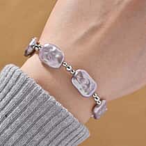 Multi Colour Freshwater Pearl Bracelet (Size 7 - 1.5 Inch Ext) With Lobster Clasp in Gold Tone