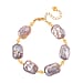 Multi Colour Keshi Pearl Bracelet (Size 7 - 1.5 Inch Ext)