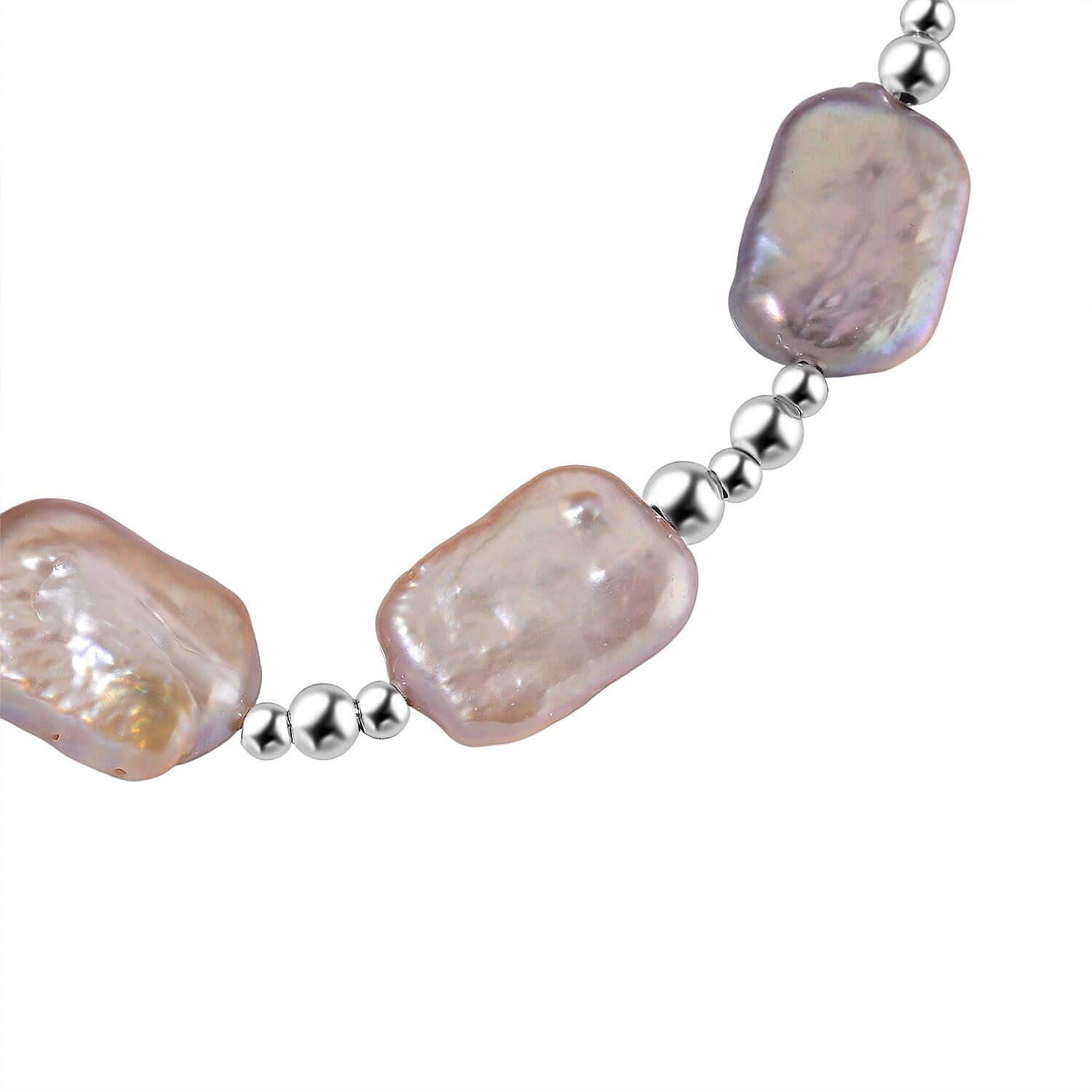 Purple Keshi Pearl Bolo Bracelet (Size 6-9 Adjustable)