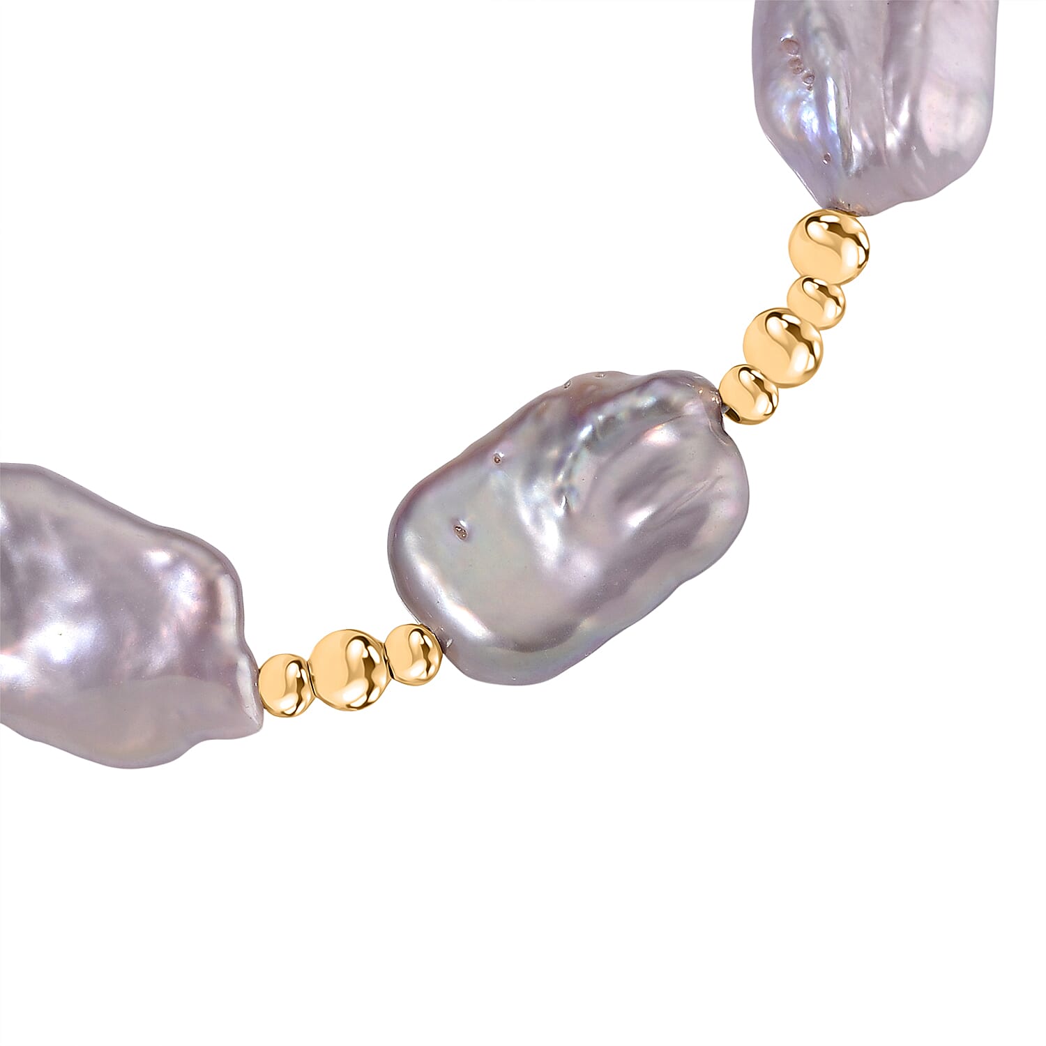 Purple Fresh Water Pearl Bracelet (Size 6-9 Inch Adjustable)