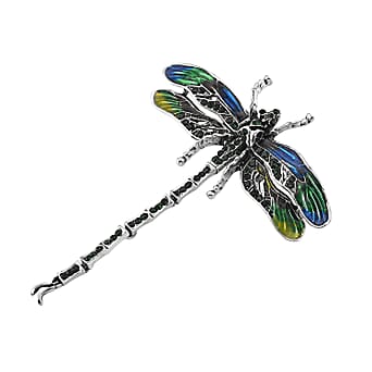https://tjcuk.sirv.com/Products/81/8/8183234/Austrian-Black-Crystal-Austrian-Green-Crystal-Brooch-with-Enamel-in-Si_8183234_2.jpg?w=342&h=342