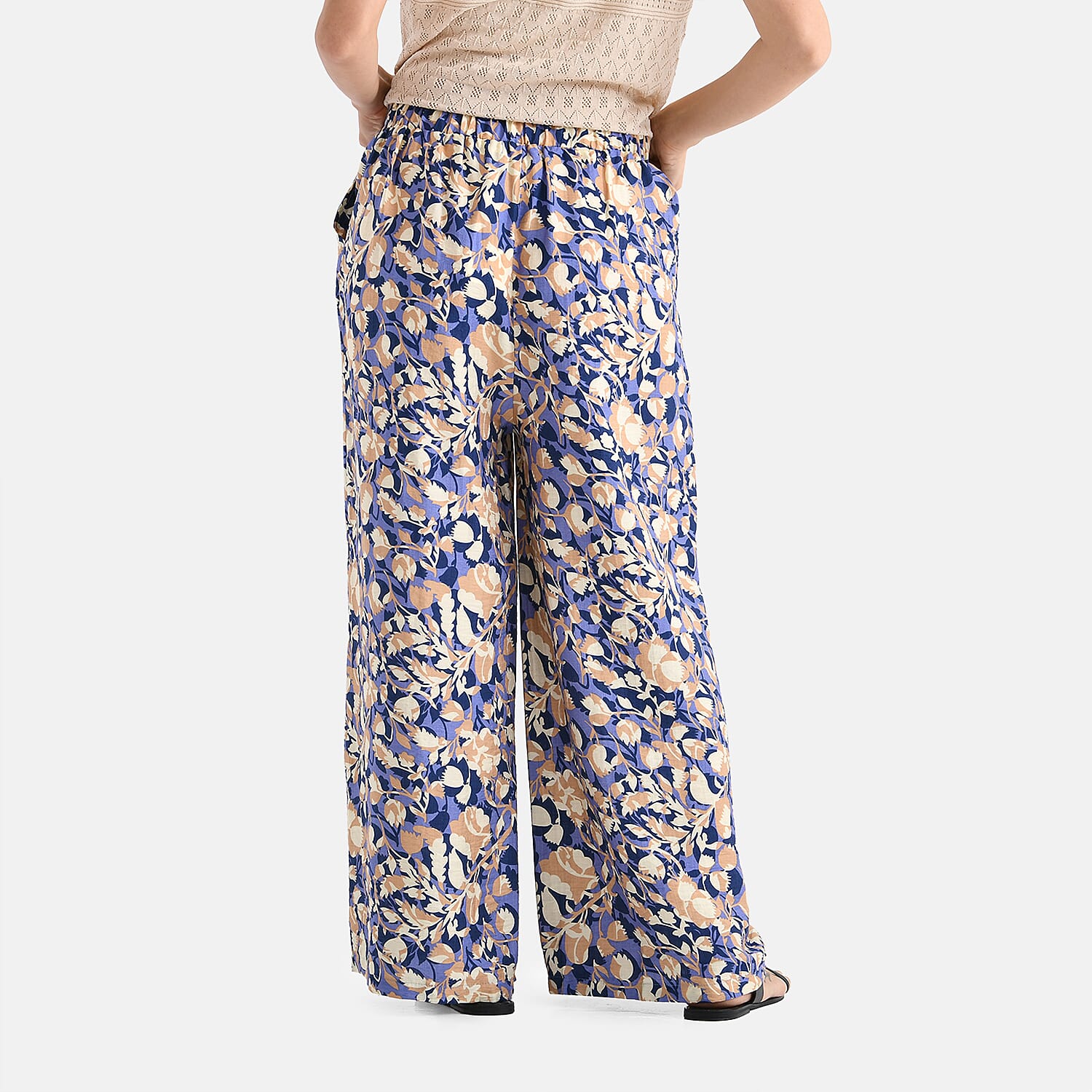 Maisi-Printed-Jean-and-Pant-Trouser-Size-Small-Blue-Blue