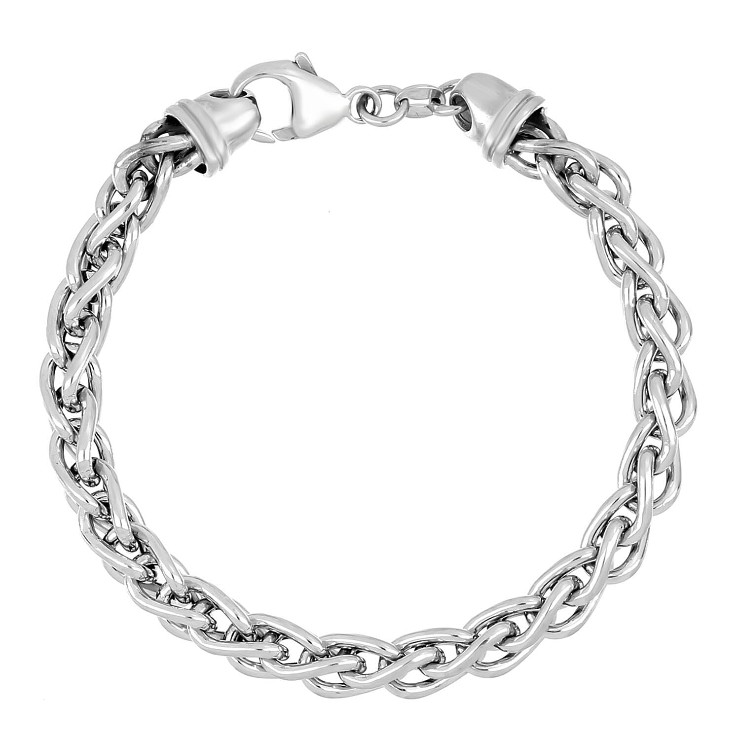 La Bella Fine Italian Jewellery - Sterling Silver Chain (Size - 20) with Lobster Clasp, Silver Wt. 33.70 Gms