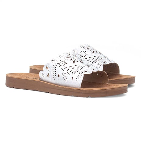 Cushion Walk Ladies Sandal (Size - 5) - White