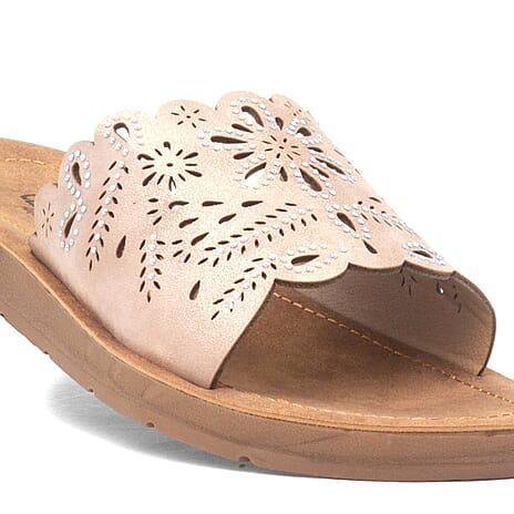 Cushion Walk Ladies Sandal (Size - 4) - Rose Gold