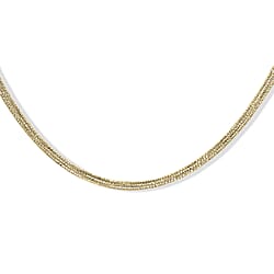 Vicenza Collection 0.8MM Round Snake Necklace (Size - 30) with Lobster Clasp in Rhodium Overlay Sterling Silver