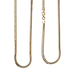 Vicenza Collection - Rhodium Overlay Sterling Silver 3MM Dragon Tail Chain with Lobster Clasp 20 Inches