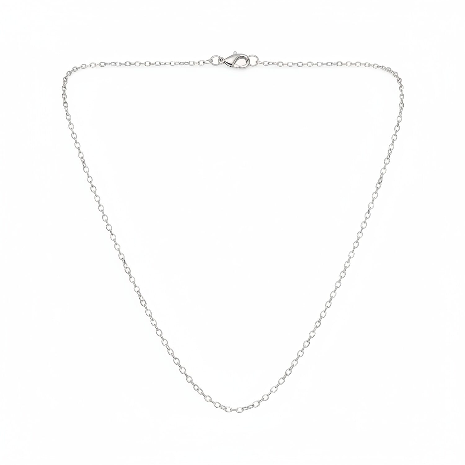 Sterling Silver Belcher Necklace (Size - 32)