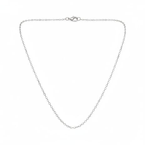 Sterling Silver Belcher Necklace (Size - 32)