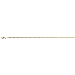 Vicenza Collection Rhodium Overlay Sterling Silver 1.9MM Chain (Size - 18) with Lobster Clasp