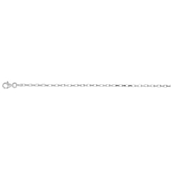 Mega Deal- Rhodium Overlay Sterling Silver Necklace (Size - 30) with Lobster Clasp