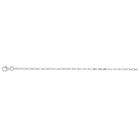 Mega Deal- Rhodium Overlay Sterling Silver Necklace (Size - 30) with Lobster Clasp