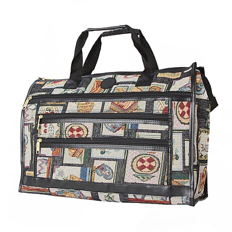 Valentino PU Shopper Bag (Size 14x45x32 cm) - Grey