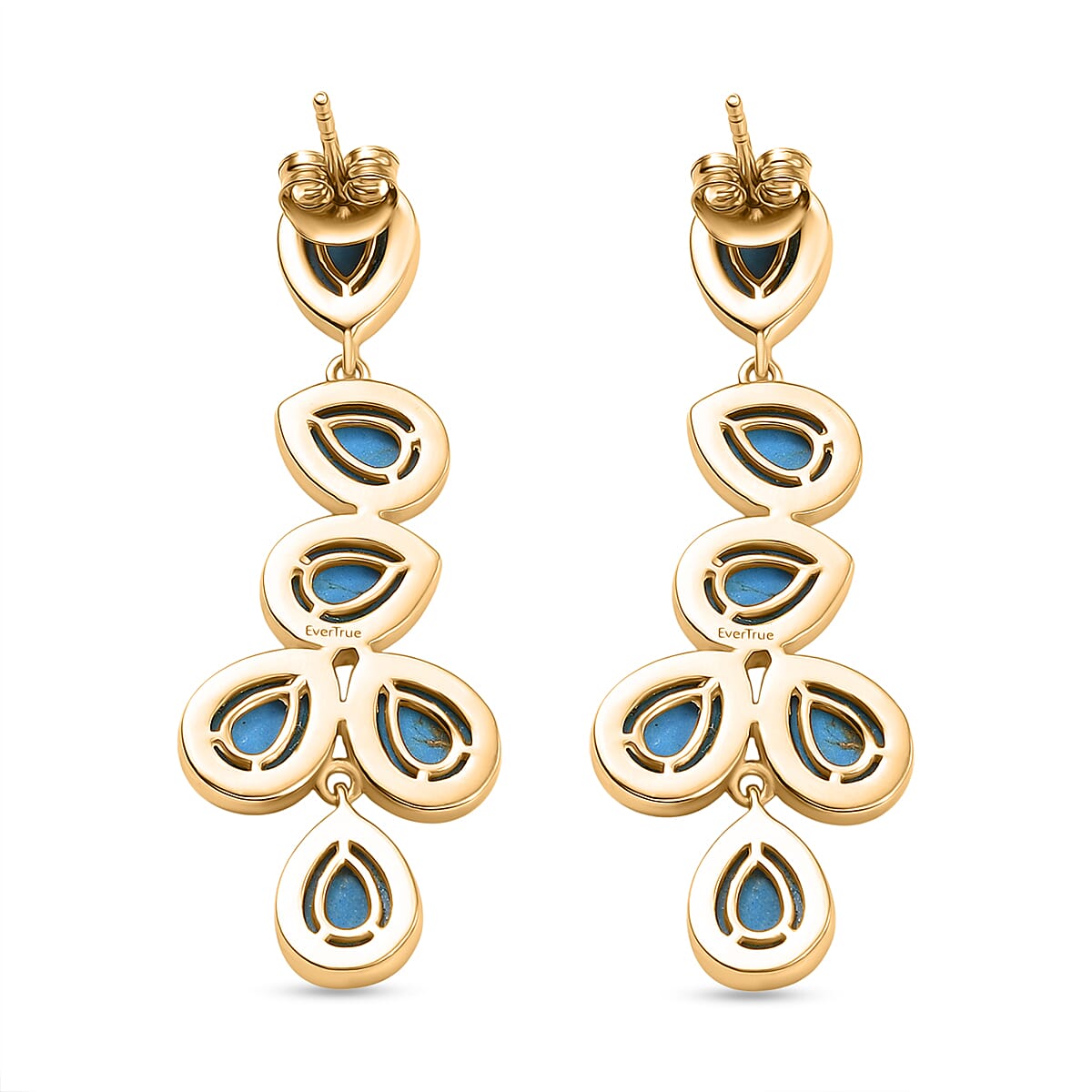 Tucson Find - Blue Turquoise Red Carpet Earring 12.09 Ct. Tucson Find - Blue Turquoise Red Carpet Earring 12.09 Ct.