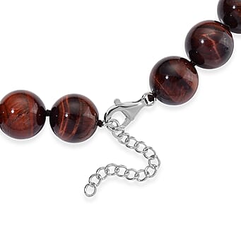 https://tjcuk.sirv.com/Products/81/8/8185325/Tucson-find-Red-Tiger-Eye-Necklace-Beads16-MM-Size-20-2-Ext-in-Rhodium_8185325_3.jpg?w=342&h=342