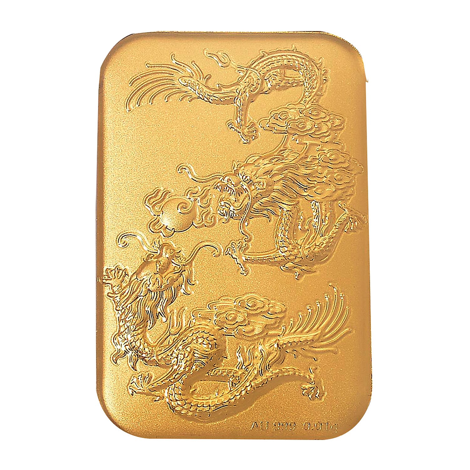 24K Yellow Gold (99.99% Purity) Dragon Embossment Gold